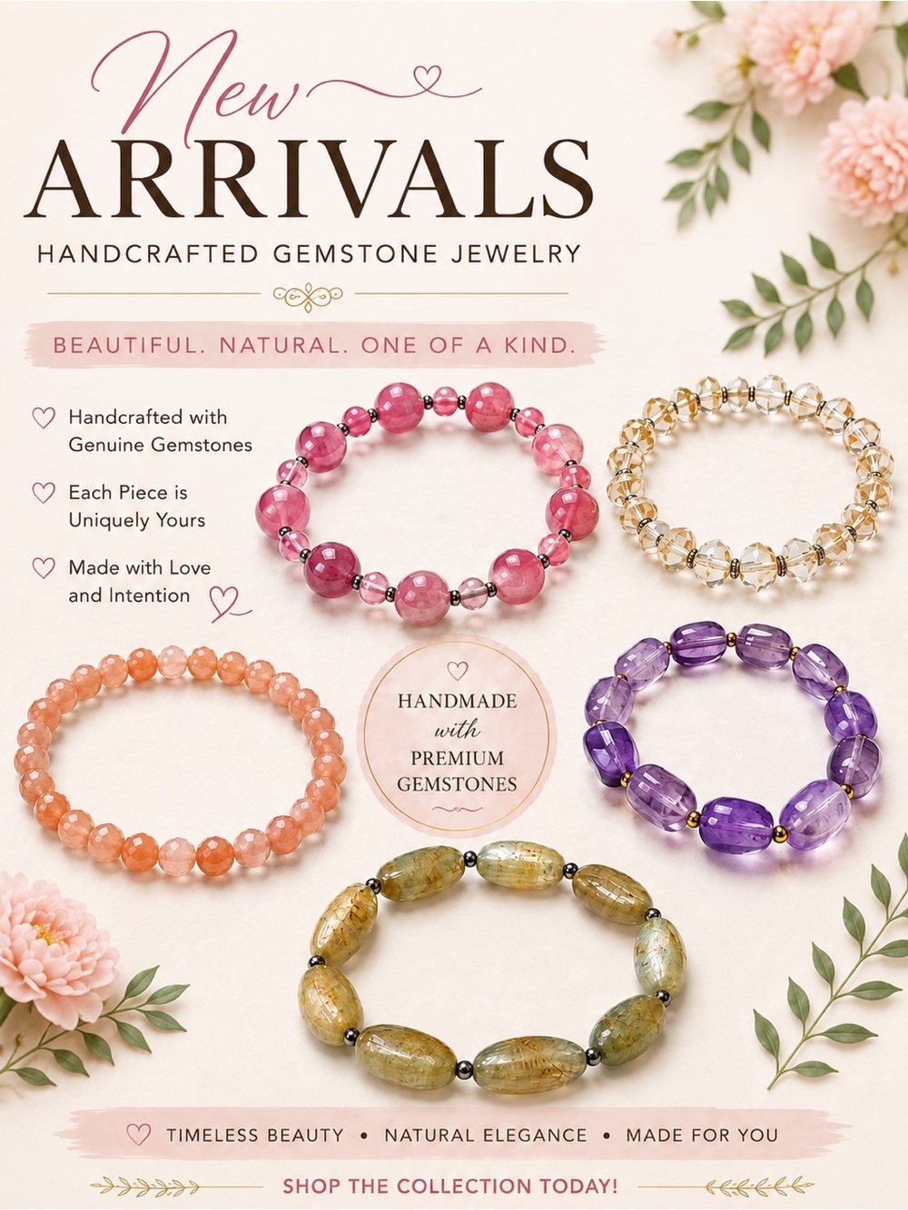 New Arrivals | Handcrafted Gemstone Jewelry | See Shop for Individual Listings